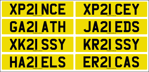 21 series exclusive plates