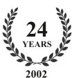 24 Years of Quality Service